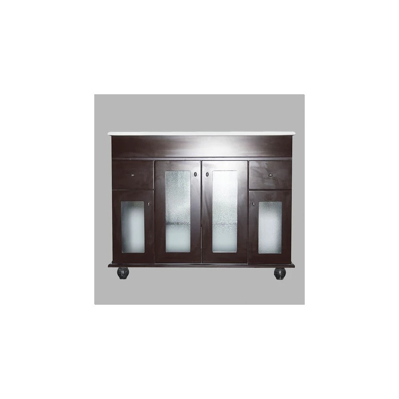 Mueble para baño Maral wengue 100cm con mesada IG