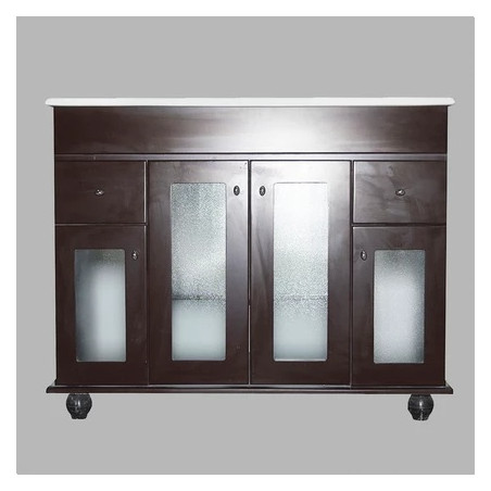 Mueble para baño Maral wengue 100cm con mesada IG