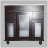 Mueble para baño Maral wengue 80 con mesada IG