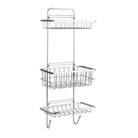 Organizador Rectangular 3 estantes acero cromado D'Accord