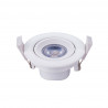 Panel LED embutido movil redondo 7W Luz Fria Etheos