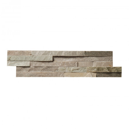 Revestimiento piedra natural Burkina Chiaro 15 x 55cm