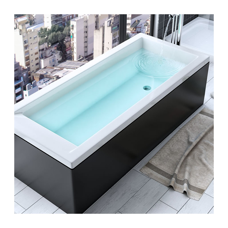 Bañera Moderna acrilico blanco 160 Bagnara