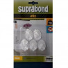 5 Perchas ovaladas 35mm transparentes Suprabond