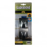2 Perchas rectangulares 49mm acero inoxidable Suprabond