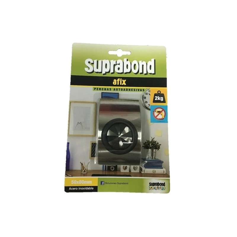 Perchero sujeta repasador acero inoxidable Suprabond
