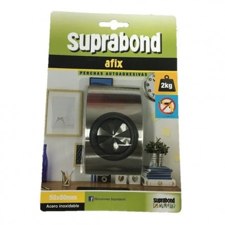 Perchero sujeta repasador acero inoxidable Suprabond