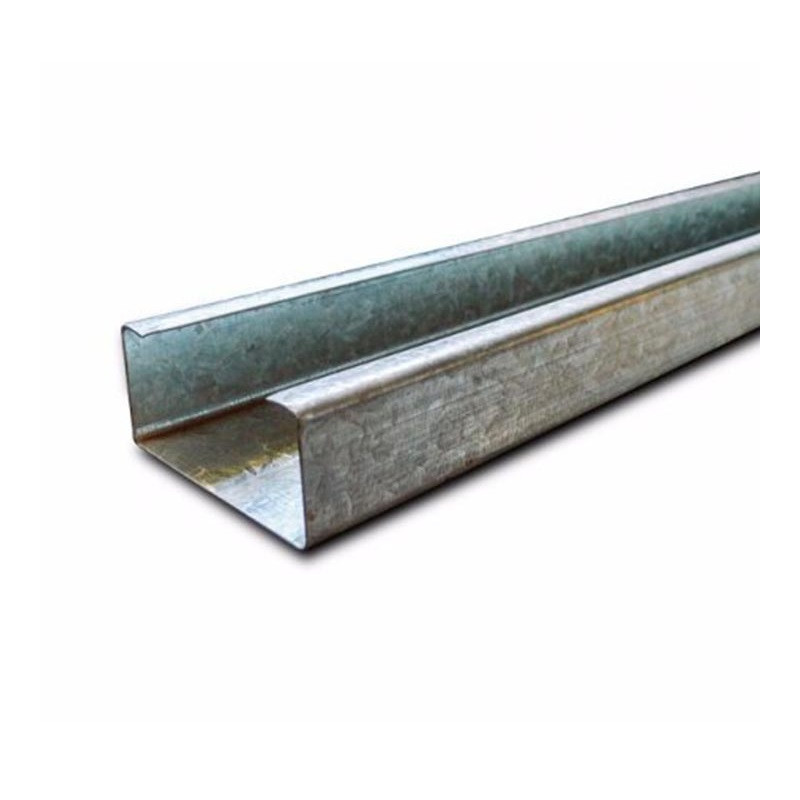Perfil C electrozincado 80x40mm espesor 2mm 12 mts