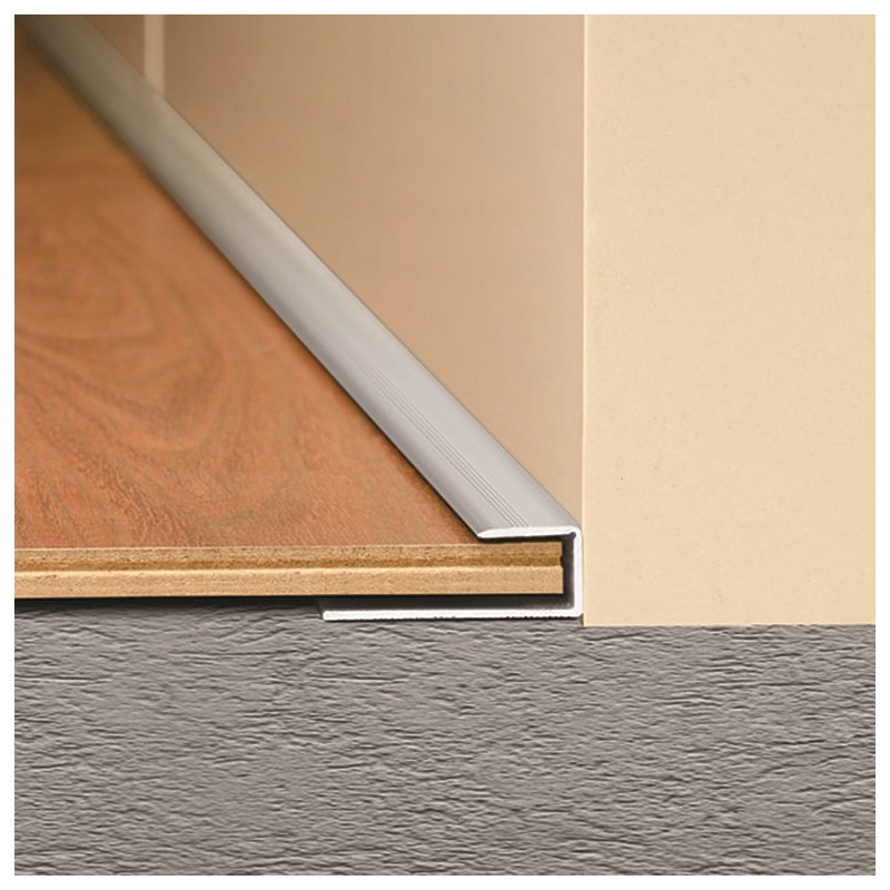 Perfil aluminio Edge cromo mate Atrim