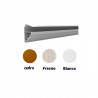 Perfil moldura blanco 10 mm x 3 mts
