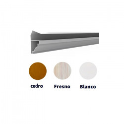 Perfil moldura fresno 10mm...