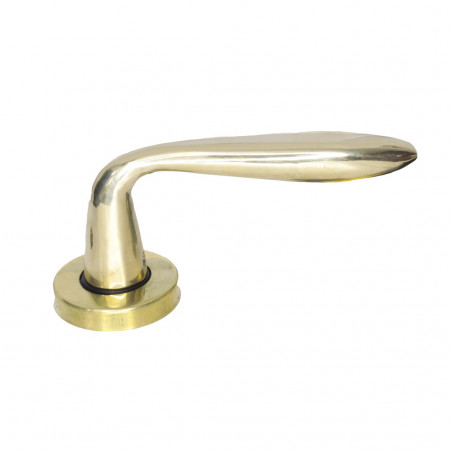 Picaporte Santa Cruz doble balancin bronce platil