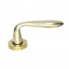Picaporte Santa Cruz doble balancin bronce platil