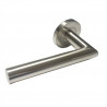 Picaporte Santa Fe doble balancin aluminio satinado