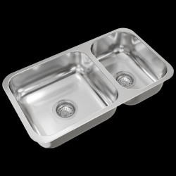Pileta doble R37 acero inox...