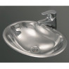 Pileta vanitory OV370L acero inox 304 Johnson Acero