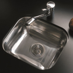 Pileta E37/18 acero inox...