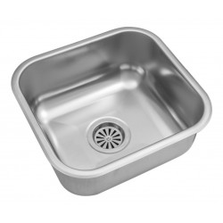 Pileta EE37/18 acero inox...