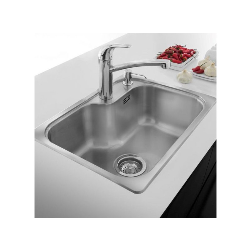 Pileta Luxor Mini SI55 AD acero inox 304 Johnson Acero