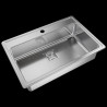Pileta Quadra Max Q71 A acero inox 304 Johnson Acero