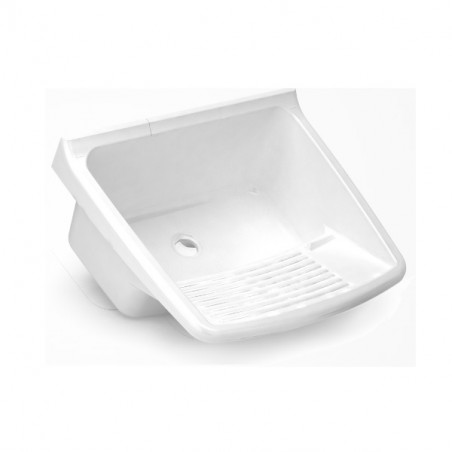 Pileta de lavadero grande 24lts blanco Duke