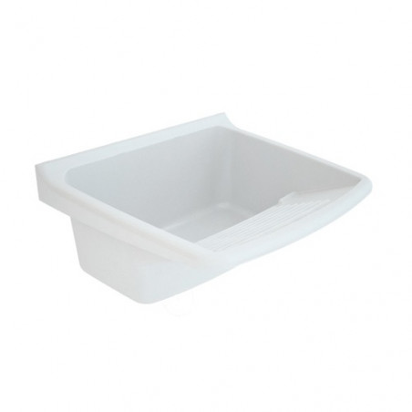 Pileta de lavadero grande 24lts gris Duke