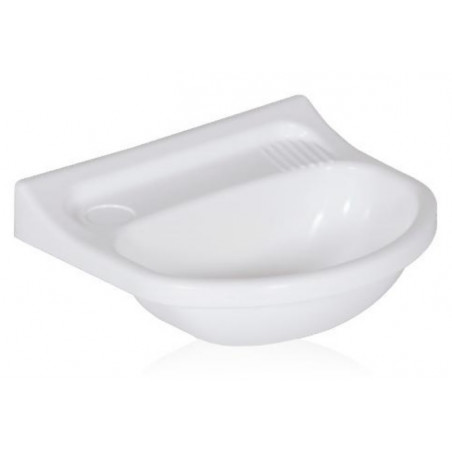 Pileta de lavatorio PVC blanco Bacoplast