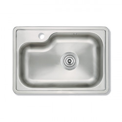 Pileta simple acero 304...