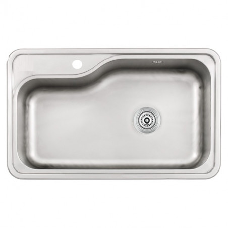 Pileta simple acero 304 802E 68 x 41 x 20cm
