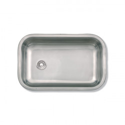Pileta simple acero 430...