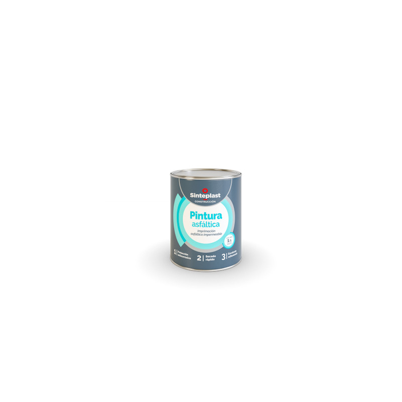 Pintura asfaltica base solvente 18lts Sinteplast