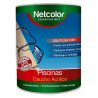 piscina caucho acrilico 20 lts celeste Netcolor