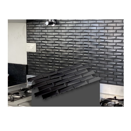 Placa acero inoxidable Savoca Punta black mate Indra