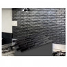 Placa acero inoxidable Savoca Punta black mate Indra