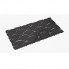 Placa acero inoxidable Trento black mate Indra
