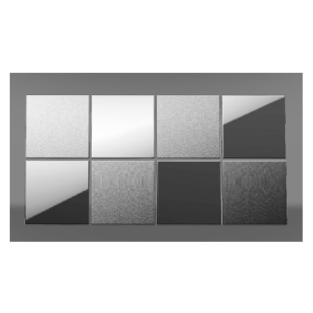 Placa acero inoxidable Verona combinada Indra