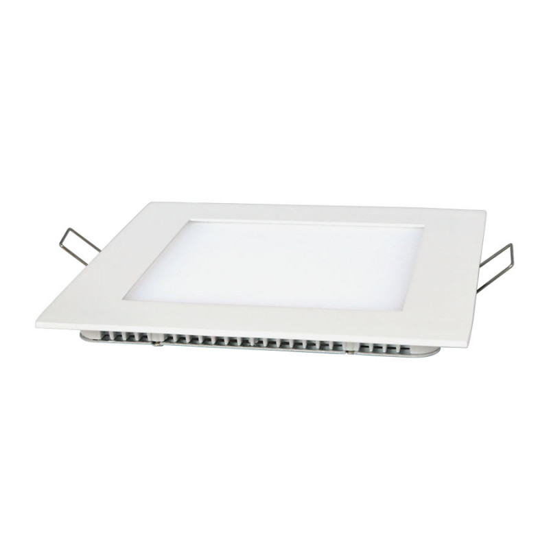 Plafon LED embutir cuadrado 18W Luz Fria Etheos