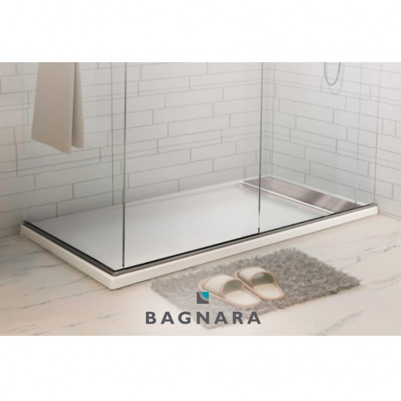 Receptaculo de ducha acrilico blanco Slim 120x70 Bagnara