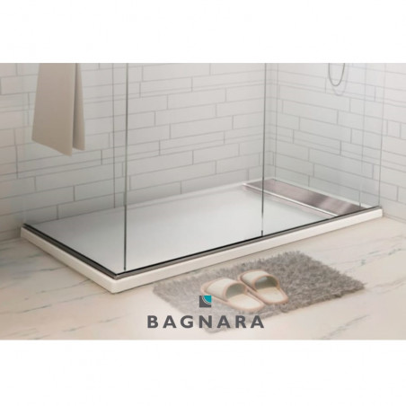 Receptaculo de ducha acrilico blanco Slim 120x70 Bagnara