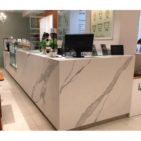 Caja porcelanato Calacata plata satinado 80x80cm 1ra SPL