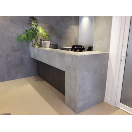 Caja porcelanato Concreto gris satinado 80x80cm 1ra SPL