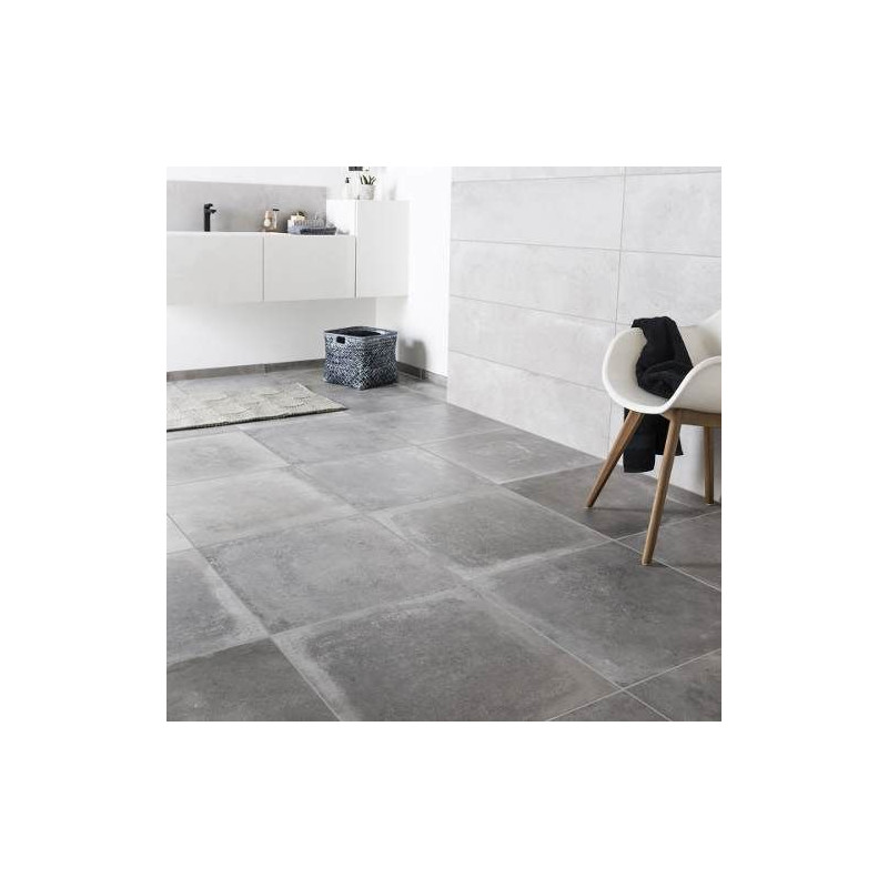 caja porcelanato Cemento satinado 53 x 53cm 1ra San Pietro