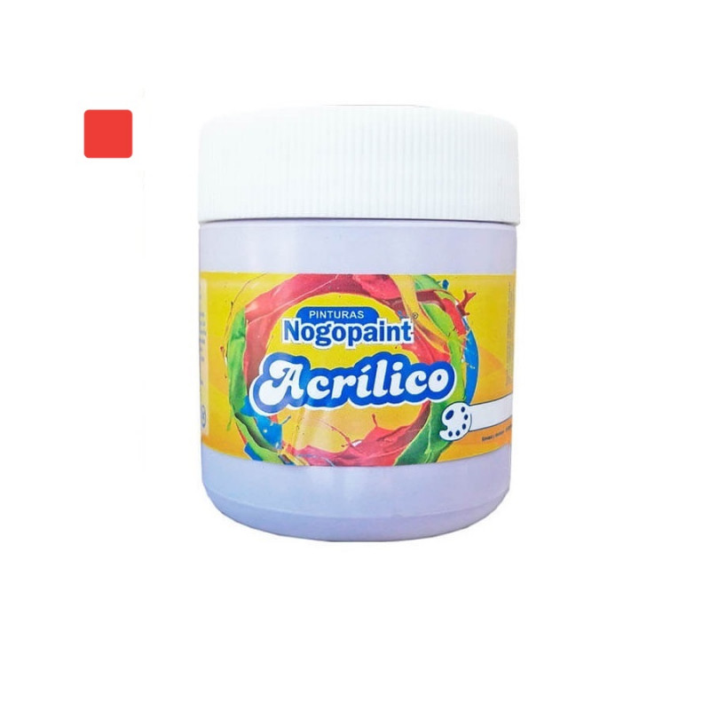 Acrilico artistico 200cc bermellon Nogopaint
