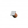 porta rejilla 40mm 8 x 8 tapa ciega acero Junta elastica