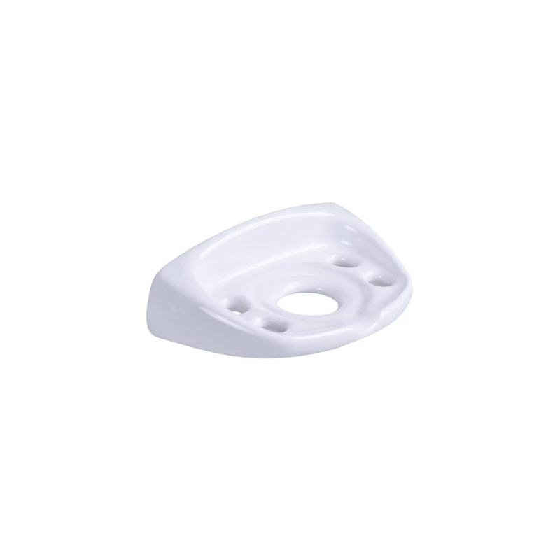 porta vaso y cepillo Dux blanco Capea