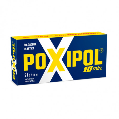 soldadura plastica poxipol 10 minutos metalico 21 grs