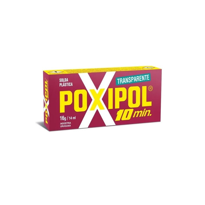 soldadura plastica poxipol 10 minutos transparente 16 grs
