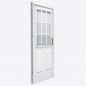 Puerta Americana media reja 80 cm blanca izquierda Pavir