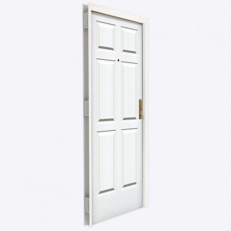 Puerta Americana ciega 80 cm blanca derecha Pavir