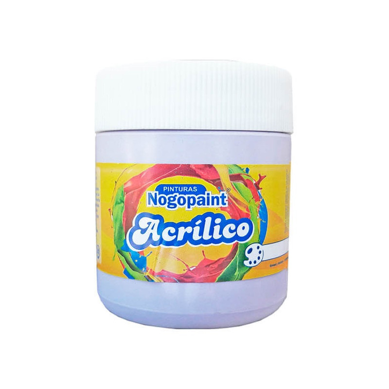 Acrilico artistico 200cc blanco Nogopaint